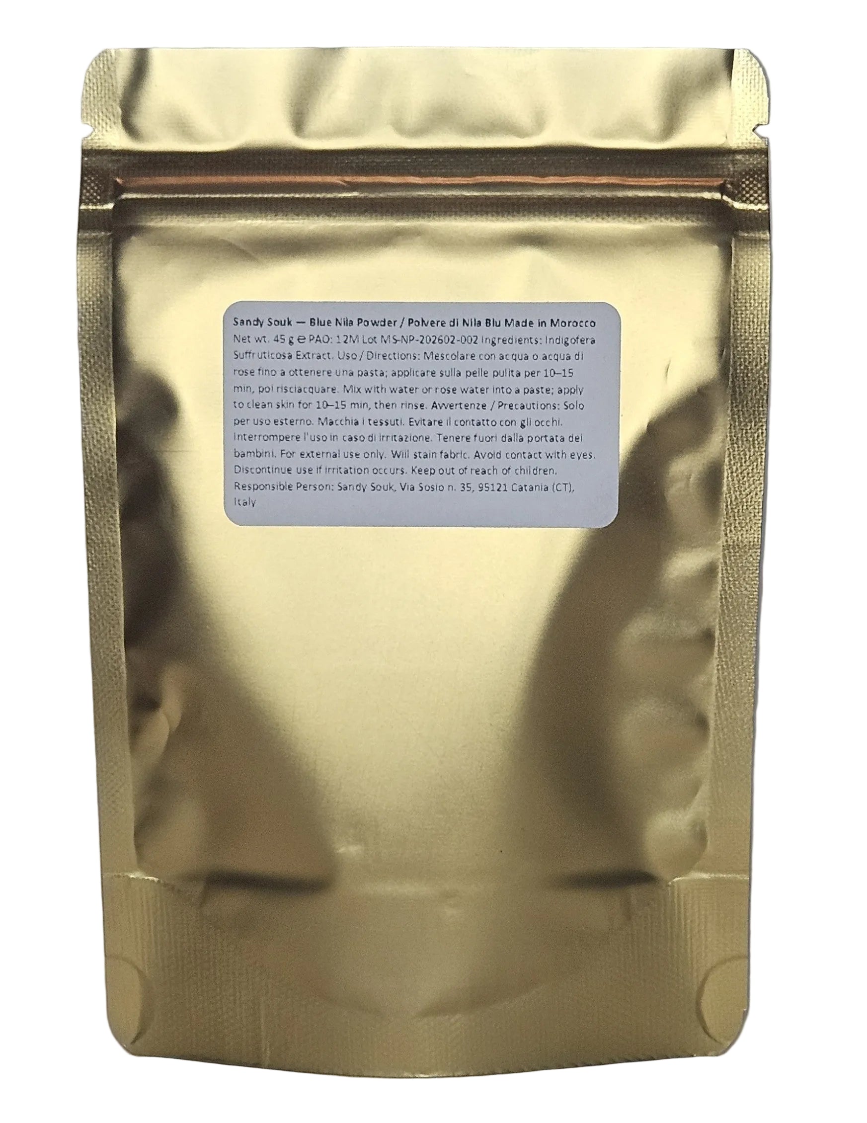 Blue Nila Powder — Moroccan Indigo