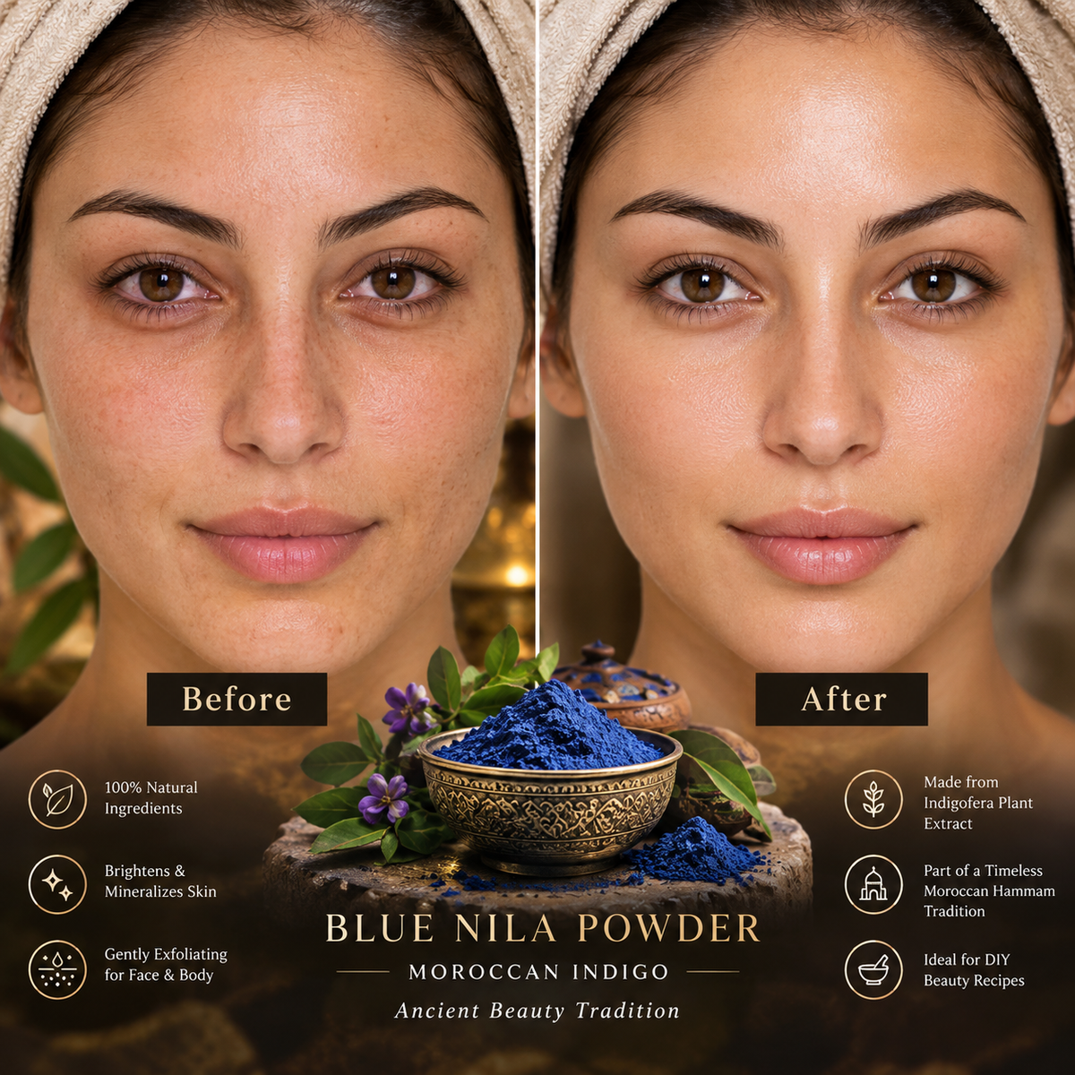 Blue Nila Powder — Moroccan Indigo
