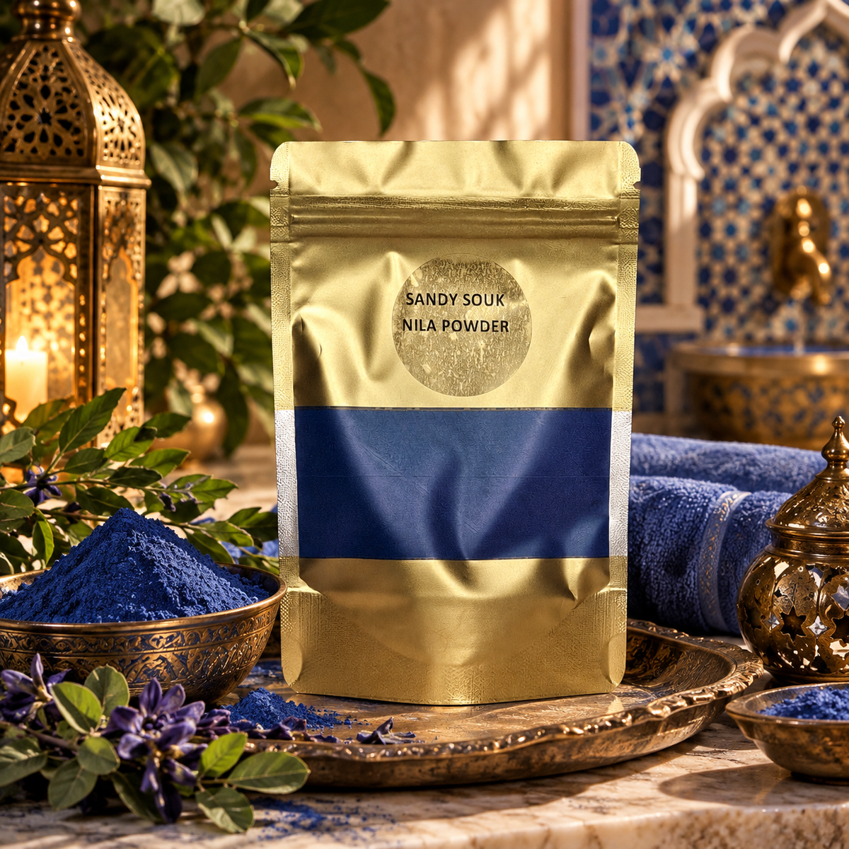 Blue Nila Powder — Moroccan Indigo