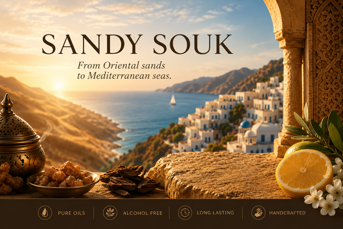 Sandy souk  mediterranean fragrance escape